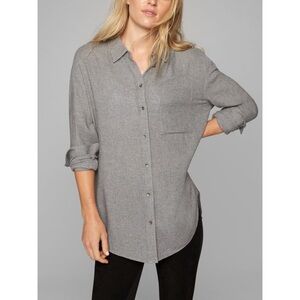 Athleta Women’s Avenues Wool Blend Button Down Shirt Sz XS